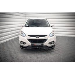 Maxton Lame Du Pare-Chocs Avant Hyundai ix35 Mk1 Gloss Black, HY-IX35-1-FD1G+FD1RG Tuning.fr