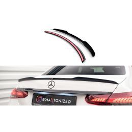 Maxton Spoiler Cap Mercedes-Benz E Sedan AMG-Line W213 Facelift Gloss Black, ME-E-213F-AMGLINE-CAP1G Tuning.fr