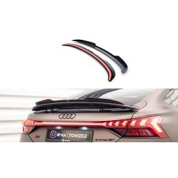 Maxton Spoiler Cap Audi e-Tron GT / RS GT RS Mk1 Gloss Black, AU-ETRON-1-RS-CAP1G Tuning.fr