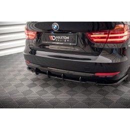 Maxton Street Pro Central Diffuseur Arriere BMW 3 GT F34 Black, BM334GTCNC-RS1B Tuning.fr