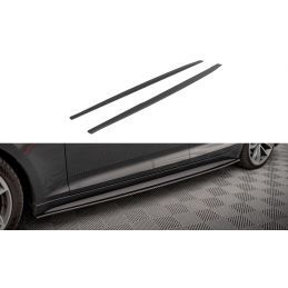 Maxton Street Pro Rajouts Des Bas De Caisse Audi A5 S-Line / S5 Sportback F5 Black-Red, AUS52SBCNC-SD1BRB Tuning.fr