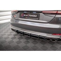 Maxton Street Pro Central Diffuseur Arriere Audi S5 Coupe / Sportback F5 Black, AUS52CNC-RS1B Tuning.fr