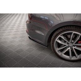 Maxton Street Pro Lame Du Pare Chocs Arriere Audi S5 Sportback F5 Black, AUS52CNC-RSD1B Tuning.fr