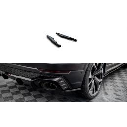 Maxton Lames De Pare-Chocs Arrière Latérales V.2 Audi RSQ8 Mk1 Gloss Black, AU-RSQ8-1-RSD2G Tuning.fr