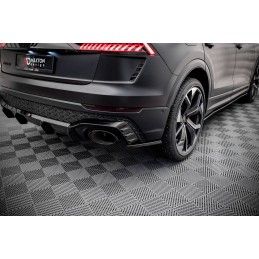 Maxton Lames De Pare-Chocs Arrière Latérales V.2 Audi RSQ8 Mk1 Gloss Black, AU-RSQ8-1-RSD2G Tuning.fr