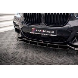 Maxton Lame Du Pare-Chocs Avant V.2 BMW X3 M40d / M40i / M-Pack G01 Gloss Black, BM-X3-01-M40-FD1G+FD1RG Tuning.fr