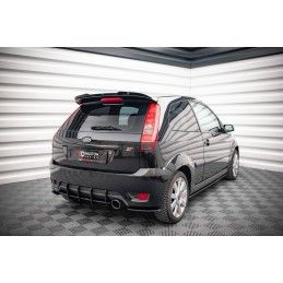 Maxton Street Pro Lame Du Pare Chocs Arriere Ford Fiesta ST Mk6 Black-Red, FOFI6STCNC-RSD1BRB Tuning.fr