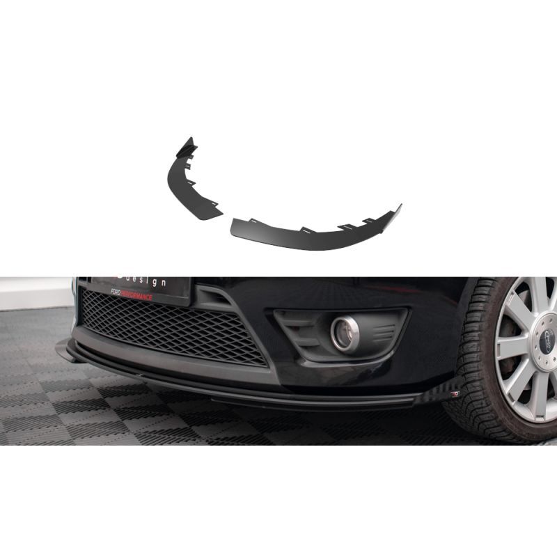 Maxton Front Flaps Ford Fiesta ST Mk6, FOFI6STCNC-FSF1G Tuning.fr