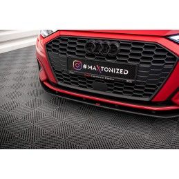 Maxton Street Pro Lame Du Pare-Chocs Avant Audi A3 8Y Black tuning