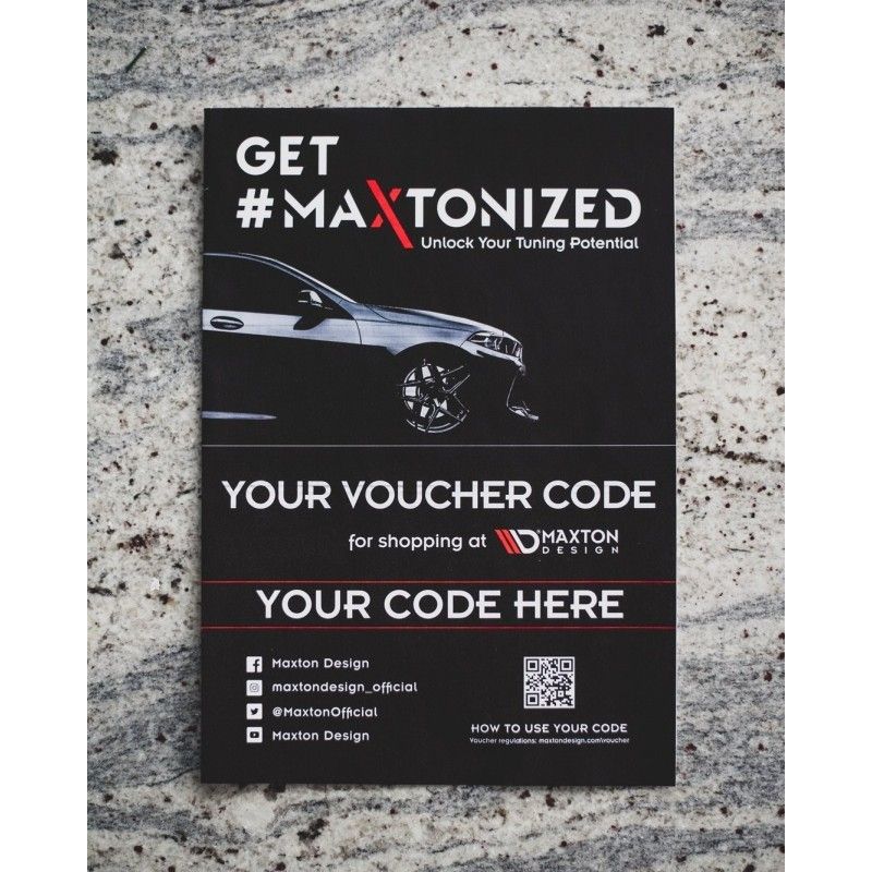 Maxton Voucher 125 € 125 €, VOUCHER-500 Tuning.fr