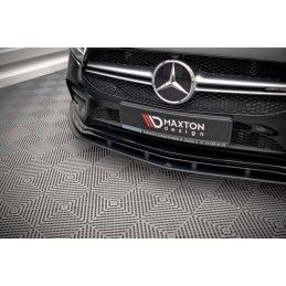 Maxton Street Pro Lame Du Pare-Chocs Avant Mercedes A35 AMG / AMG-Line Aero Pack W177 Black, MEA17735CNC-FD1B Tuning.fr