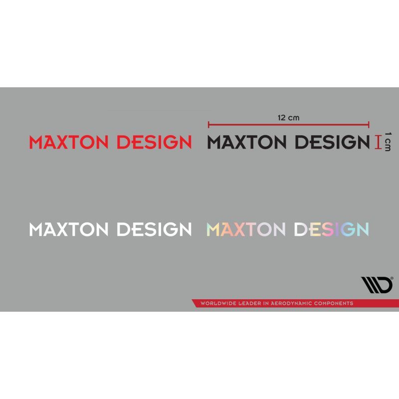 Maxton Maxton Sticker Holographic 03 Autocollant L'inscription Sans Signet Logo 12x1 cm holographique 03 HOLO, NAK-ST-HOLO-03 Tu