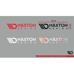 Maxton Maxton Sticker White 05 Petit autocollant de logo 15x2,8 cm blanc 05 WHT, NAK-ST-WHT-05 Tuning.fr
