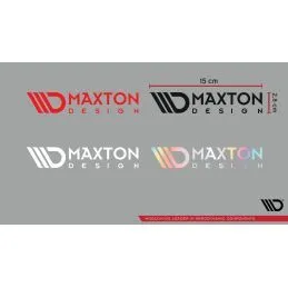 Maxton Maxton Sticker White 05 Petit autocollant de logo 15x2,8 cm blanc 05 WHT, NAK-ST-WHT-05 Tuning.fr