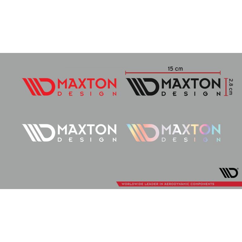 Maxton Maxton Sticker Red 05 Petit autocollant de logo 15x2,8 cm rogue 05 RED, NAK-ST-RED-05 Tuning.fr