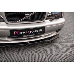 Maxton Lame Du Pare-Chocs Avant V.2 Volvo C70 Mk1 Gloss Black, VO-C70-1-FD2G Tuning.fr