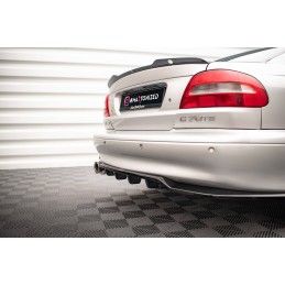 Maxton Central Arriere Splitter (avec une barre verticale) Volvo C70 Mk1 Gloss Black, VO-C70-1-RSD1G+RD1G Tuning.fr