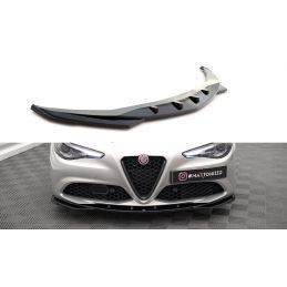 Maxton Lame Du Pare-Chocs Avant V.2 Alfa Romeo Giulia Sport Gloss Black, AL-GI-1-SPORT-FD2G Tuning.fr