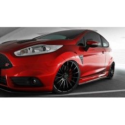 Maxton Rajouts Des Bas De Caisse Pour Ford Fiesta ST / ST-Line Mk7 / Mk7 FL Gloss Black, FO-FI-7/7F-ST-SD1G Tuning.fr