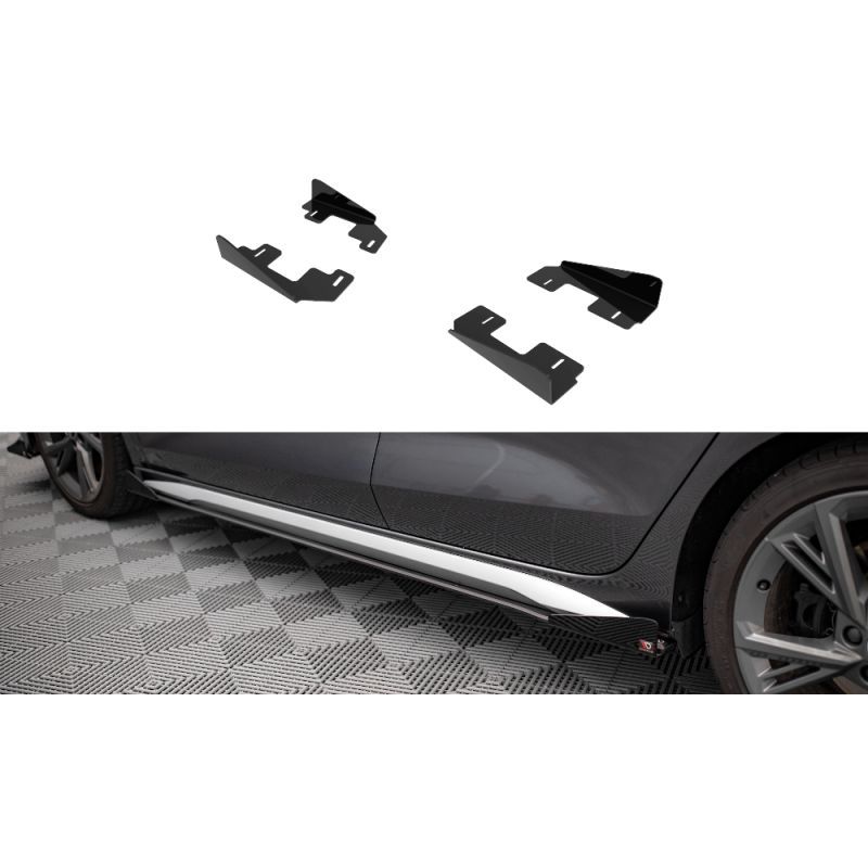 Maxton Side Flaps Audi S3/A3 S-Line 8Y, AUA38YSLINECNC-SF1G Tuning.fr