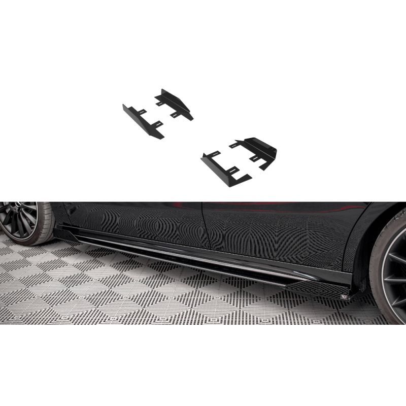 Maxton Side Flaps Mercedes A35 AMG / AMG-Line Aero Pack W177, MEA17735CNC-SF1G Tuning.fr