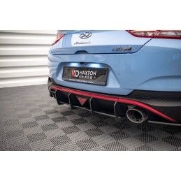 Maxton Street Pro Central Diffuseur Arriere Hyundai I30 N Fastback Mk3 Facelift Red, HYI303NFBCNC-RS1BRB Tuning.fr