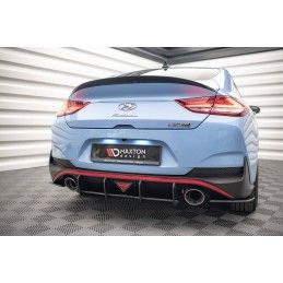Maxton Street Pro Central Diffuseur Arriere Hyundai I30 N Fastback Mk3 Facelift Red, HYI303NFBCNC-RS1BRB Tuning.fr