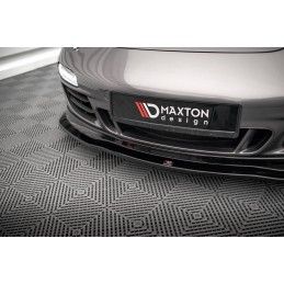 Maxton Lame Du Pare-Chocs Avant V.1 Porsche 911 Carrera GTS 997 Facelift Gloss Black, PO-911-997F-CA-GTS-FD1G+FD1RG Tuning.fr