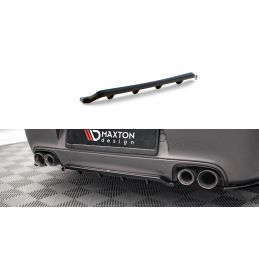 Maxton Central Arriere Splitter (avec une barre verticale) Porsche 911 Carrera / Carrera GTS 997 Facelift Gloss Black, PO-911-99