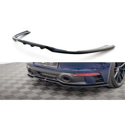 Maxton Central Arriere Splitter (avec une barre verticale) V.1 Porsche 911 Carrera Aero 992 Gloss Black, PO-911-992-CA-AERO-RD1G