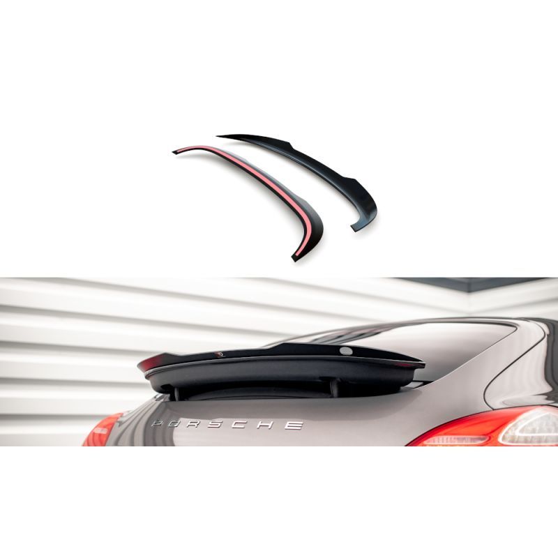 Maxton Spoiler Cap Porsche Panamera / Panamera Diesel 970 Gloss Black, PO-PA-970-CAP1G Tuning.fr