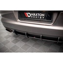 Maxton Street Pro Central Diffuseur Arriere Porsche Panamera / Panamera Diesel 970 Red, POPA970CNC-RS1BRB Tuning.fr