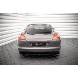 Maxton Street Pro Central Diffuseur Arriere Porsche Panamera / Panamera Diesel 970 Red, POPA970CNC-RS1BRB Tuning.fr