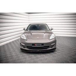 Maxton Lame Du Pare-Chocs Avant V.1 Porsche Panamera / Panamera Diesel 970 Gloss Black, PO-PA-970-FD1G+FD1RG Tuning.fr