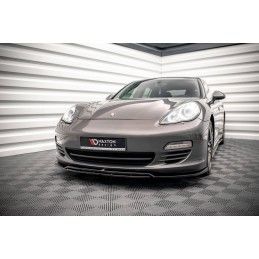 Maxton Lame Du Pare-Chocs Avant V.1 Porsche Panamera / Panamera Diesel 970 Gloss Black, PO-PA-970-FD1G+FD1RG Tuning.fr