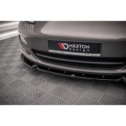 Maxton Lame Du Pare-Chocs Avant V.2 Porsche Panamera / Panamera Diesel 970 Gloss Black, PO-PA-970-FD2G Tuning.fr