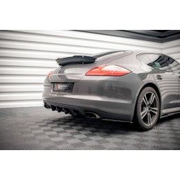 Maxton Diffuseur Arrière Complet Porsche Panamera / Panamera Diesel 970 Gloss Black, PO-PA-970-RS1G Tuning.fr