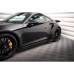 Maxton Rajouts Des Bas De Caisse Porsche 911 Turbo S 992 Gloss Black, PO-911-992-TURBO-S-SD1G Tuning.fr