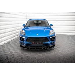 Maxton Lame Du Pare-Chocs Avant V.2 Porsche Macan Mk1 Gloss Black, PO-MA-1-FD2G Tuning.fr