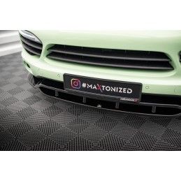 Maxton Lame Du Pare-Chocs Avant Porsche Cayenne Mk2 Gloss Black, PO-CAY-2-FD1G+FD1RG Tuning.fr