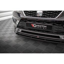 Maxton Lame Du Pare-Chocs Avant Seat Ateca Mk1 Gloss Black, SE-AT-1-FD1G+FD1RG Tuning.fr