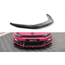 Maxton Lame Du Pare-Chocs Avant V.2 Volkswagen Scirocco Mk3 Gloss Black, VW-SC-3-FD2G Tuning.fr