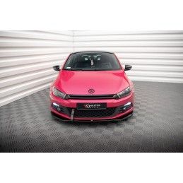 Maxton Lame Du Pare-Chocs Avant V.2 Volkswagen Scirocco Mk3 Gloss Black, VW-SC-3-FD2G Tuning.fr