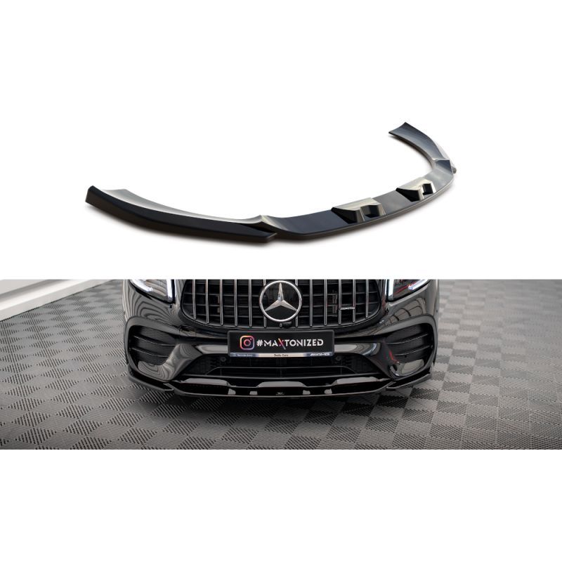 Maxton Lame Du Pare-Chocs Avant V.2 Mercedes-AMG GLB 35 X247 Gloss Black, ME-GLB-35-247-FD2G Tuning.fr