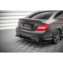 Maxton Street Pro Central Diffuseur Arriere Mercedes-Benz C Coupe AMG-Line C204 Black, MEC204FAMGLINECCNC-RS1B Tuning.fr