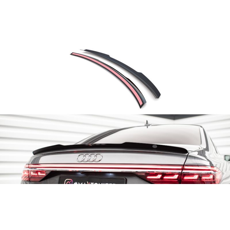 Maxton Spoiler Cap Audi S8 D5 Gloss Black, AU-S8-D5-CAP1G Tuning.fr