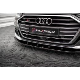 Maxton Lame Du Pare-Chocs Avant V.2 Audi S8 D5 Gloss Black, AU-S8-D5-FD2G Tuning.fr