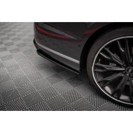 Maxton Lames De Pare-Chocs Arrière Latérales V.2 Audi S8 D5 Gloss Black, AU-S8-D5-RSD2G Tuning.fr