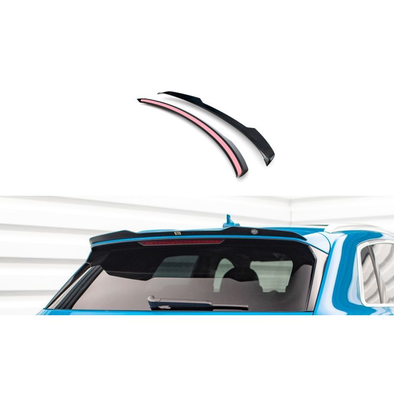 Maxton Spoiler Cap Audi e-tron Gloss Black, AU-ETRON-1-CAP1G Tuning.fr