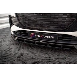 Maxton Lame Du Pare-Chocs Avant V.2 Audi Q4 e-tron Sportback Mk1 Gloss Black, AU-Q4-ETRON-1-SB-FD2G+FD2RG Tuning.fr